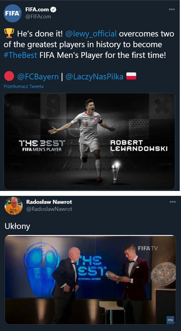 OFICJALNIE! PIŁKARZ ROKU FIFA!